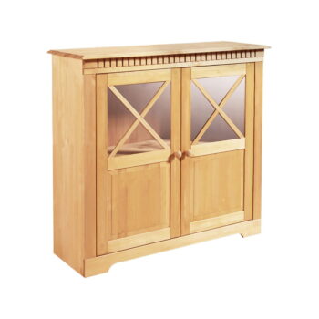 Vitrína z borovicového dreva v prírodnej farbe 95x35 cm Lisa – Støraa - Image 2