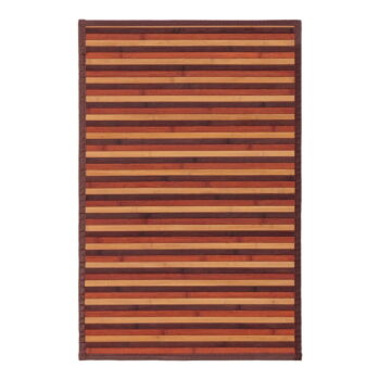 Bambusový koberec v hnedo-horčicovej farbe 60x90 cm – Casa Selección