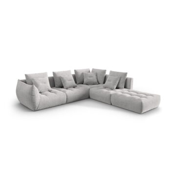 Svetlosivá rohová pohovka (pravý roh/do L) Bloom – Micadoni Home – Obrázok 3