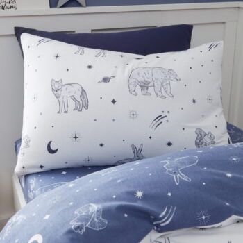 Flanelové detské obliečky do postieľky 120x150 cm Starlight Animals – Bianca - Image 3