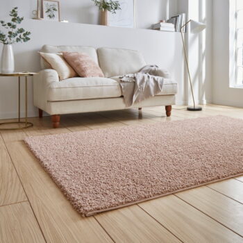 Umývateľný koberec z recyklovaných vlákien v lososovej farbe 120x170 cm Bali – Think Rugs – Obrázok 4