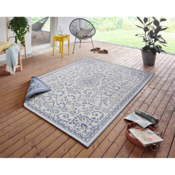 Modro-krémový vonkajší koberec NORTHRUGS Leyte, 160 x 230 cm - Image 4