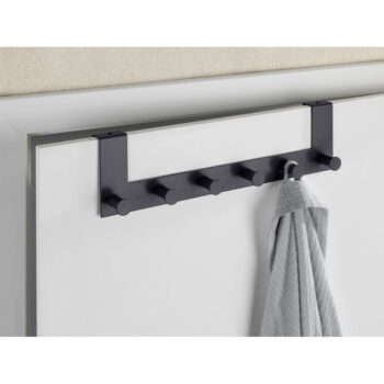 Čierny kovový vešiak na dvere 39 cm Celano – Wenko - Image 5