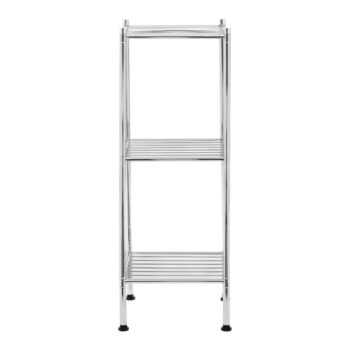 Kúpeľňový regál v striebornej farbe 34x80 cm – Premier Housewares - Image 3