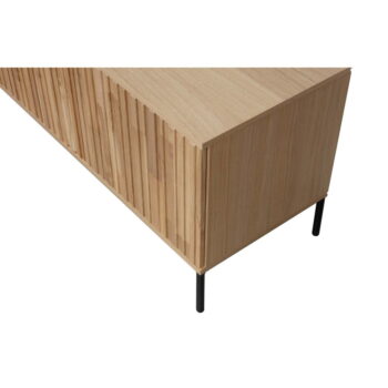 TV stolík z dubového dreva v prírodnej farbe 100x56 cm Gravure – WOOOD – Obrázok 6
