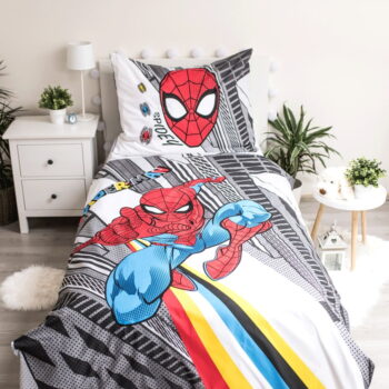 Šedé detské bavlnené obliečky Jerry Fabrics Spiderman, 140 x 200 cm - Image 2