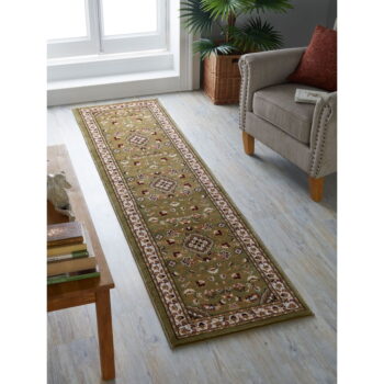 Zelený behúň 66x300 cm Sherborne – Flair Rugs - Image 2
