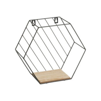 Čierne/v prírodnej farbe police v súprave 3 ks 31 cm – Casa Selección - Image 2