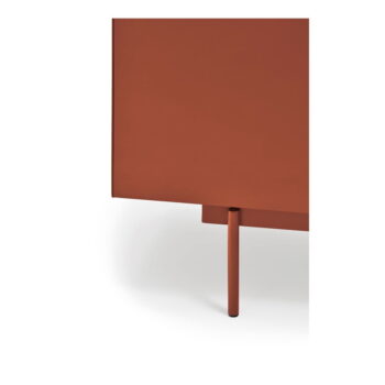 Nízka komoda v dekore duba v tehlovo-prírodnej farbe 130x78 cm Otto – Teulat - Image 8