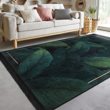 Prateľný koberec v petrolejovej farbe 120x180 cm Unique – Mila Home - Image 5