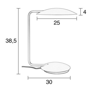 Ružová stolová lampa Zuiver Pixie - Image 3