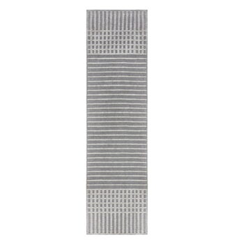Sivý umývateľný behúň zo ženilky 60x240 cm Elton – Flair Rugs - Image 2