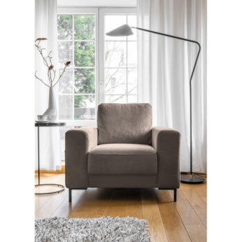 Hnedé menčestrové kreslo Lofty Lilly – Miuform – Obrázok 2