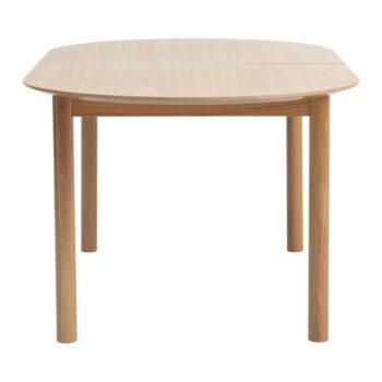 Rozkladací jedálenský stôl s doskou v dubovom dekore v prírodnej farbe 100x190 cm Gallina – Unique Furniture - Image 5
