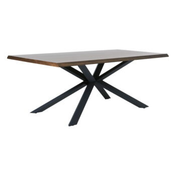 Hnedý jedálenský stôl s doskou v dubovom dekore 90x160 cm Arno – Unique Furniture - Image 3