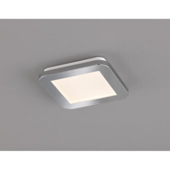 Sivé LED stropné svietidlo 17x17 cm Gotland – Fischer & Honsel - Image 2