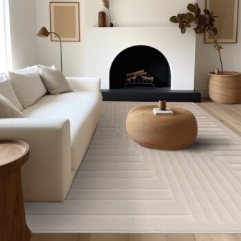 Krémovobiely koberec 160x230 cm Valley – Asiatic Carpets - Image 2