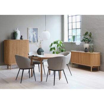 Skrinka v dekore duba v prírodnej farbe 110x125 cm Carno – Unique Furniture – Obrázok 3