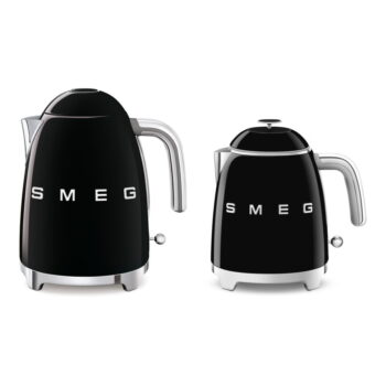 Čierna rýchlovarná kanvica z nehrdzavejúcej ocele 800 ml Retro Style – SMEG - Image 7
