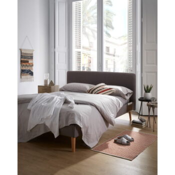 Sivá dvojlôžková posteľ Kave Home Lydia, 160×200 cm - Image 10