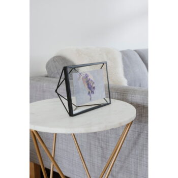Čierny kovový stojací/na stenu rámček 20x15 cm Prisma – Umbra - Image 4