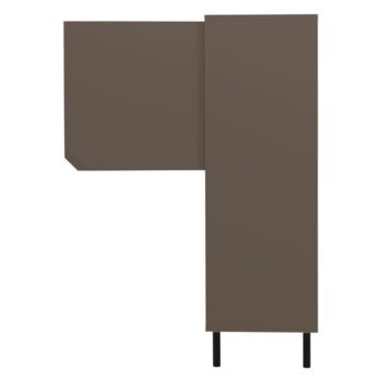 Tmavosivá knižnica 118x137 cm Corner - Tenzo - Image 3