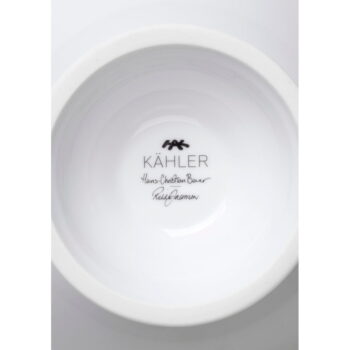 Biela porcelánová miska s vianočným motívom Hammershøi – Kähler Design – Obrázok 3
