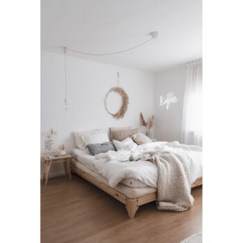 Dvojlôžková posteľ z borovicového dreva s roštom 180x200 cm Elan – Karup Design - Image 2