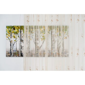 Béžová záclona 140x245 cm Edith – Mendola Fabrics - Image 4