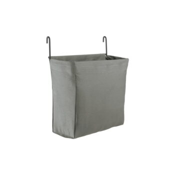 Sivý látkový komponent - úložný box 24x9 cm Mural – Metaltex