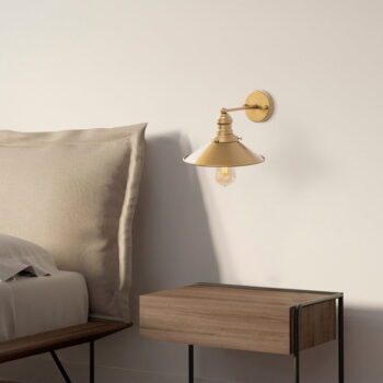 Nástenné svietidlo v zlatej farbe ø 24 cm Conical – Opviq lights - Image 2