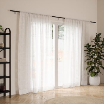 Oceľová roztiahnuteľná garniža 163 - 325 cm Zen – Umbra - Image 8