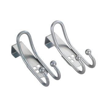 Súprava 2 závesných háčikov na dvere v striebornej farbe Wenko Door Hook - Image 4