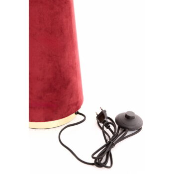 Červená stojacia lampa s textilným tienidlom (výška 168 cm) Devia – Light & Living - Image 5