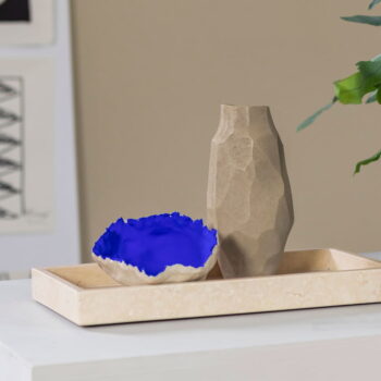 Béžová váza z polyresínu (výška  18 cm) Nuki – Mette Ditmer Denmark - Image 2