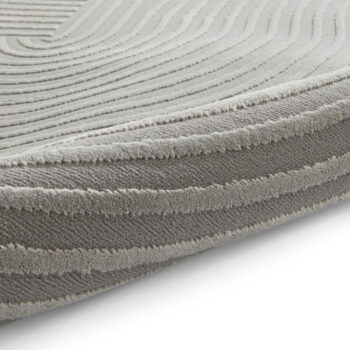 Svetlosivý umývateľný koberec z recyklovaných vlákien 160x230 cm Flores – Think Rugs - Image 8