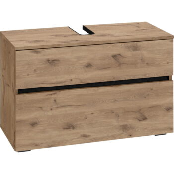 Skrinka pod umývadlo v dekore duba v prírodnej farbe 80x55 cm Wisla – Støraa - Image 2