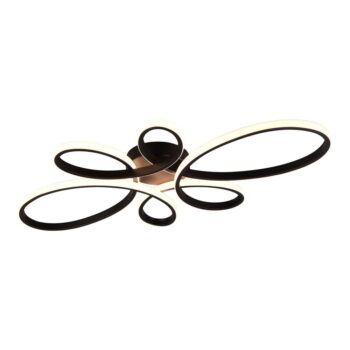 Čierne LED stropné svietidlo 45.5x83 cm Fly – Trio – Obrázok 6
