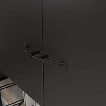 Čierny modulárny policový systém 244x97 cm Dakota – Tenzo - Image 8