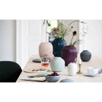 Antracitová kameninová váza Kähler Design Hammershoi, výška 12,5 cm – Obrázok 4