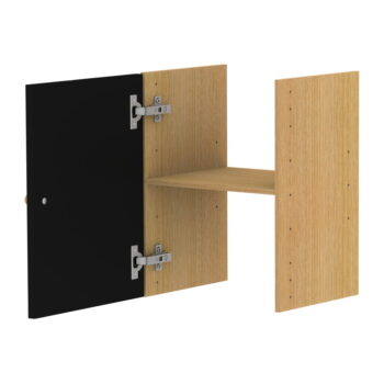 Čierny modulárny policový systém 33x43.5 cm Z Cube - Tenzo - Image 5