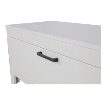 Svetlosivý TV stolík z borovicového dreva 120x45 cm Bonk – Basiclabel - Image 5