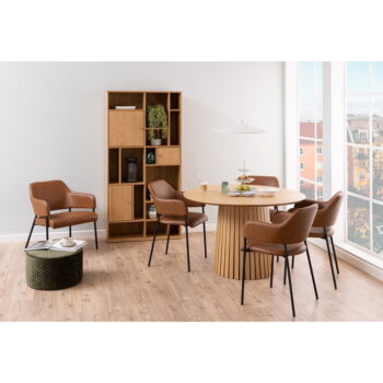 Knižnica v dekore duba v prírodnej farbe 90x180 cm Rangoon – Actona - Image 9