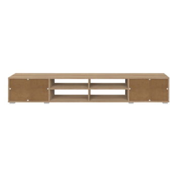 Biely TV stolík v dekore duba 185x31 cm Podium - TemaHome - Image 8