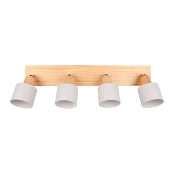 Bodové svietidlo v bielo-prírodnej farbe ø 9 cm Shanti – Trio - Image 4