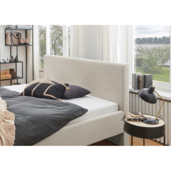 Béžová čalúnená dvojlôžková posteľ 180x200 cm Swing – Meise Möbel – Obrázok 8