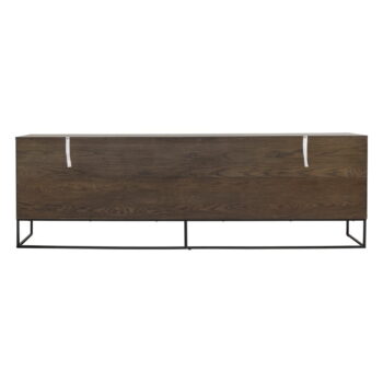 Tmavohnedá nízka komoda v dekore duba 235x76 cm Bali – Tenzo – Obrázok 8