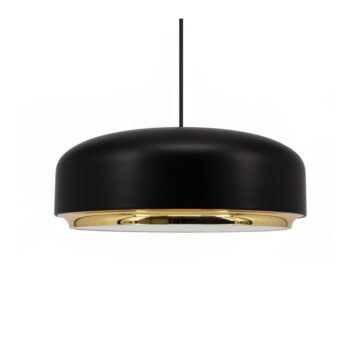 Čierne LED závesné svietidlo s kovovým tienidlom ø 40 cm Hazel medium – UMAGE - Image 2