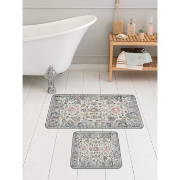 Sivé kúpeľňové predložky v súprave 2 ks 60x100 cm – Mila Home – Obrázok 5