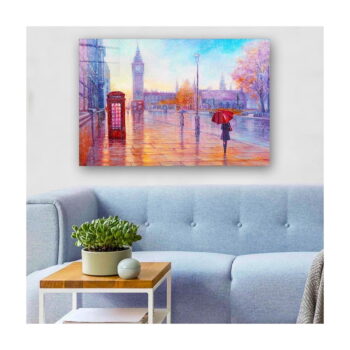 Sklenený obraz 70x50 cm London - Wallity - Image 2